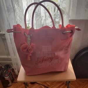 Juicy Couture Her Majesty Pink Tote